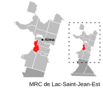 Carte MRC Lac-Saint-Jean-Est - Saint-Gédéon